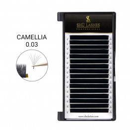 Camellia Lash Extensions 0.03 Mixed Tray 8-15mm (16 Lines)