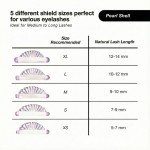 Lash Lift Curl Shields - Pearl Shell (5 Curls)