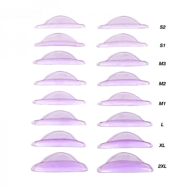 Lash Lift Curl Shields - Violet Caps (8 Curls)