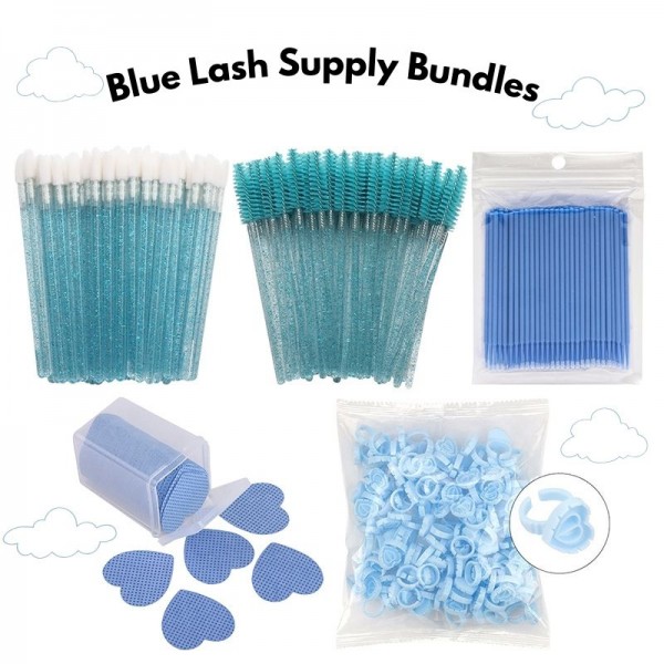 Blue Lash Supply Bundle (3packs Each)