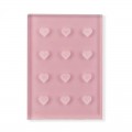 Crystal Pink Glass Adhesive Pallet