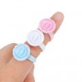Round And Heart Shape Glue Ring Holder 100 PCS