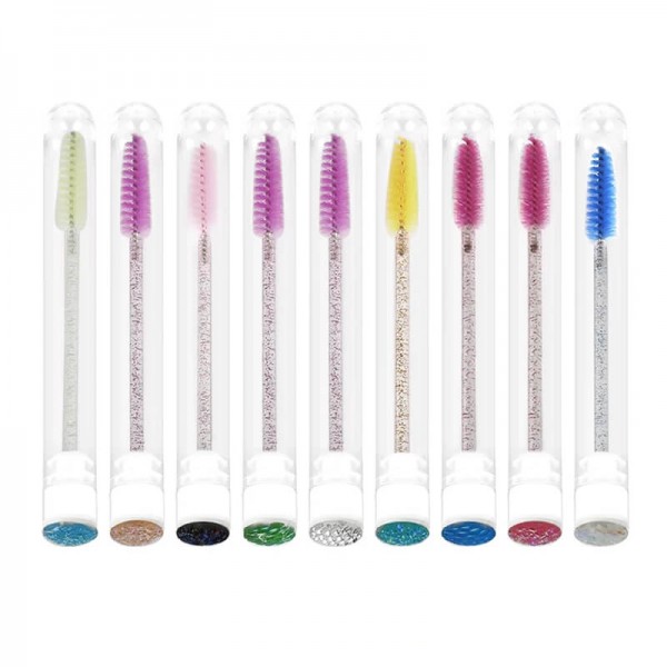 Eyelash Brushes With Diamond Bottom