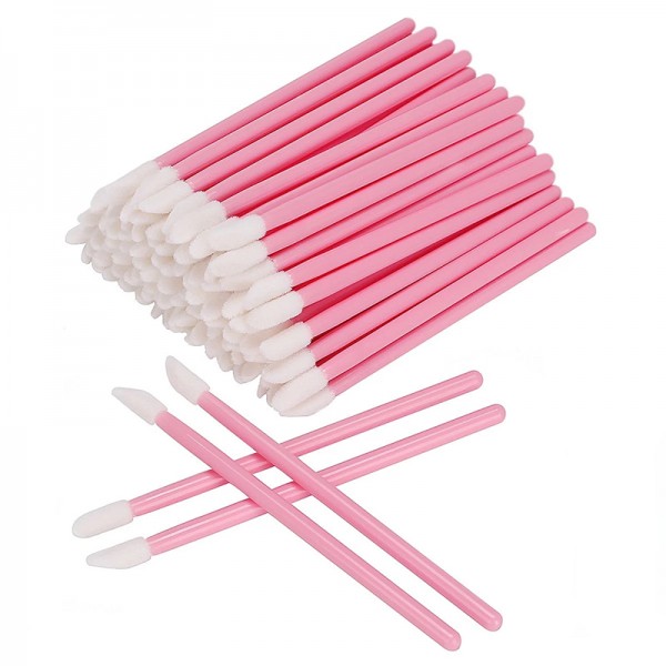 Pink Lint Free Brush 50pcs