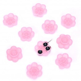 Flower Shape Gule Cap With Removable Bonding Glue Dot Tape 100 PCS