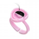 Pink Blooming Glue Ring Holder 100 PCS