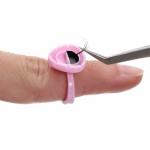 Pink Blooming Glue Ring Holder 100 PCS