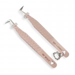 Boba Tea 90° Boot Tweezer - Fiber Tip