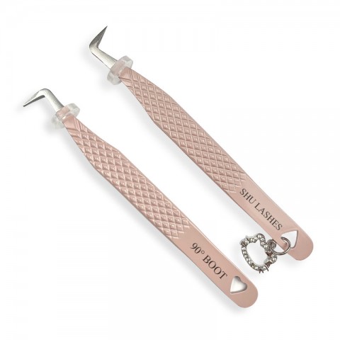 Boba Tea 90° Boot Tweezer - Fiber Tip Boba Tea 90° Boot Tweezer - Fiber Tip