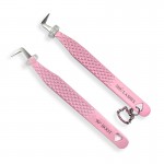 Pink Milk 90° Boot Tweezer - Regular Tip