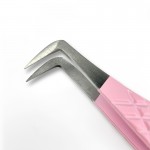 Pink Milk 90° Boot Tweezer - Regular Tip