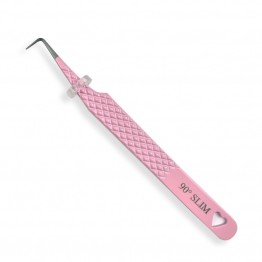 Pink Milk 90° Slim Tweezer - Regular Tip