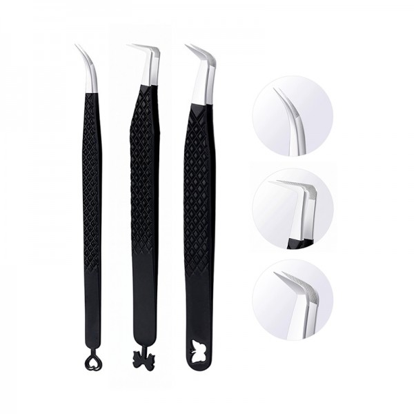 Lash Tweezer Duo - Fiber Tip