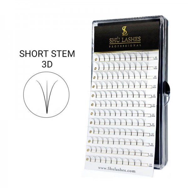 Crazy Sale Premade Volume Fans 3D Short Stem (12 Lines)