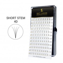 Premade Volume Fans 4D Short Stem (12 Lines)