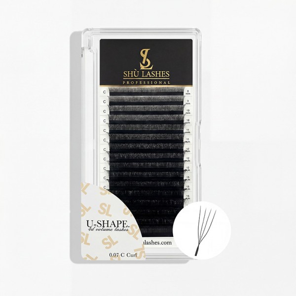 U Shape 4D Voume Lashes (16 Lines)