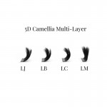 5D Camellia Multi Layer Volume Lashes (16 Lines)