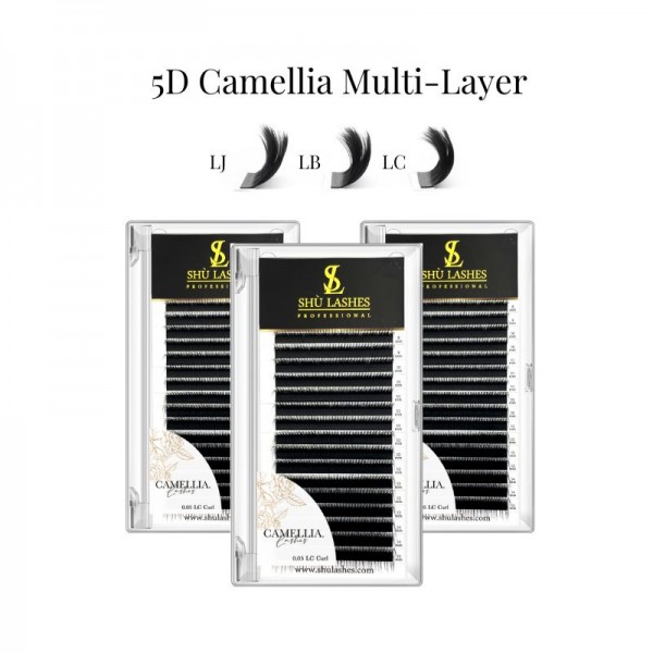5D Camellia Multi Layer Volume Lashes (16 Lines)