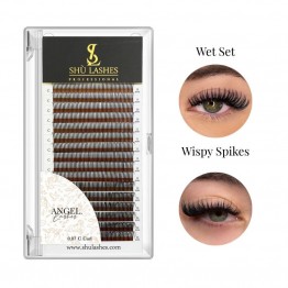 Angel Lash Extensions - Black 5D Wet & Wispy (16 Lines)