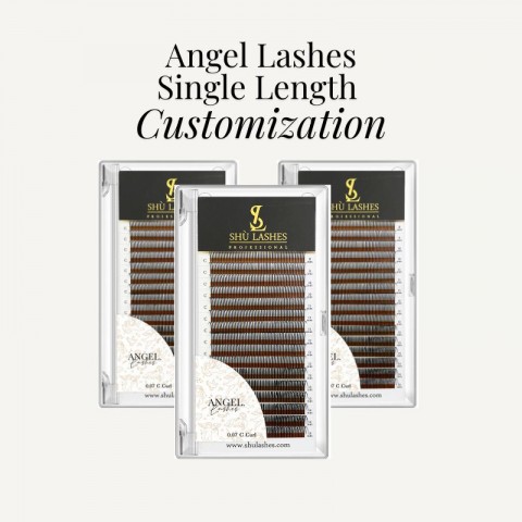 Customization - Angel Lashes (16 Lines) -Single Length