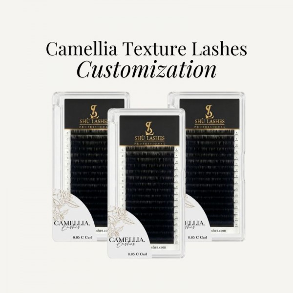 Customization - Camellia Texture Lash Extensions - Single Length (16 Lines)