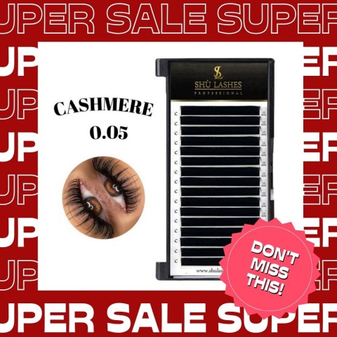 Sale! - Cashmere Lashes Extensions 0.05mm