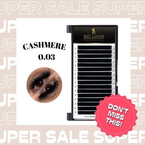 Sale! - Cashmere Lashes Extensions 0.03mm Sale! - Cashmere Lashes Extensions 0.03mm