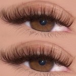 Dark Brown Volume Lashes Extensions (16 Lines)