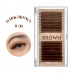 Dark Brown Volume Lashes Extensions (16 Lines)-New