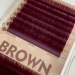 Deep Wine Volume Lashes Extensions (16 Lines)